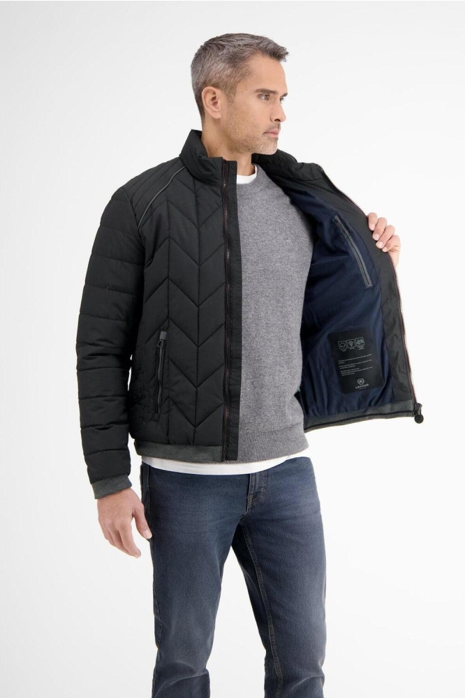 GEWATTEERDE BLOUSON MET FUNCTIONALITEIT 2497015 290 BLACK